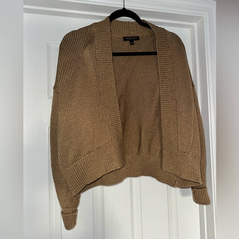 Banana Republic Cropped Knit Cardigan Women’s Size M